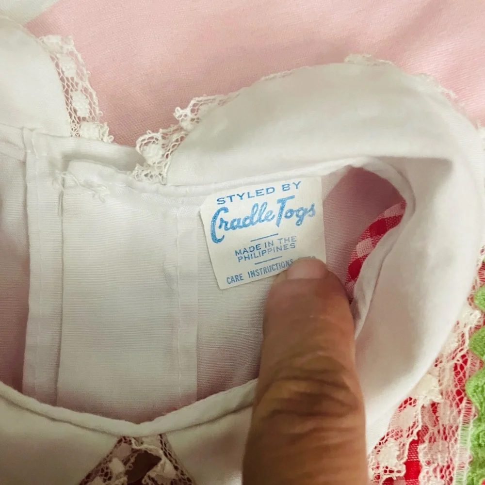 vintage baby dress Cradle Togs size 0-3 M - Picture 4 of 5